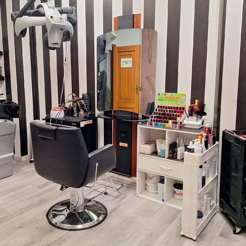 Espazo feminino en A Barbería de Teo